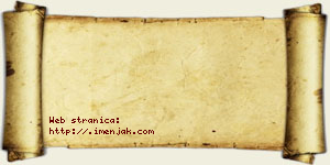 Mihajlo Adamović vizit kartica